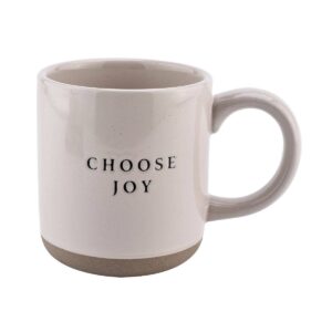 Choose Joy Stoneware Coffee Mug by Sweet Water Decor