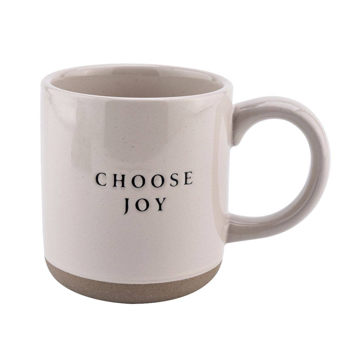 Choose Joy Stoneware Coffee Mug by Sweet Water Decor