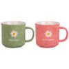 Daisy Camp Mug | Embossed