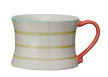Hand-Painted Patterned Mugs - Image 3