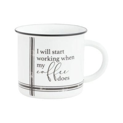 I Will Start Working Camp Mug