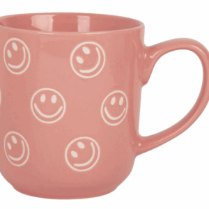 Smiley Face Mug | Pink