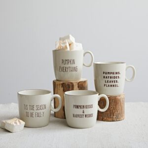 Fall Stoneware Collection Mugs